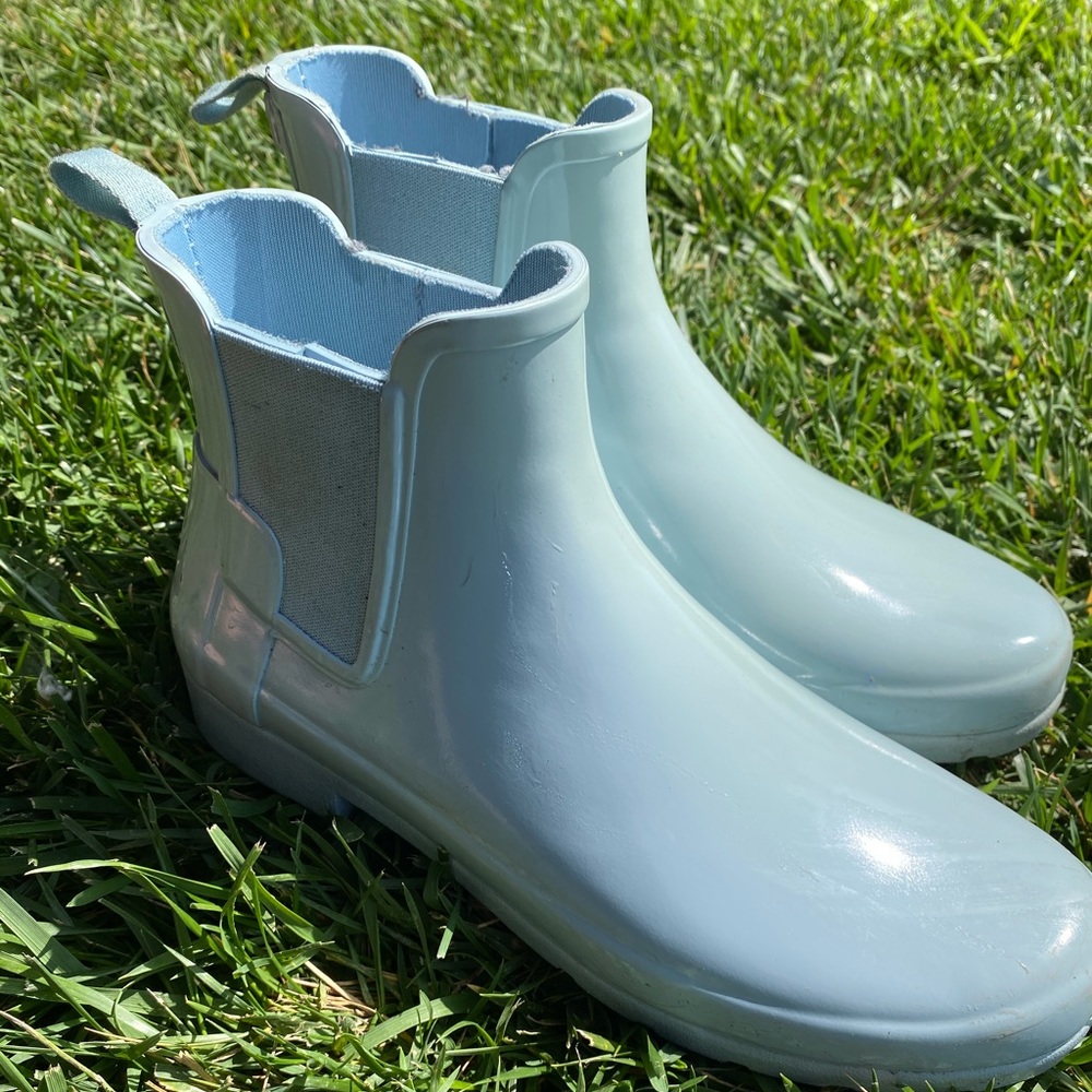 Hunter Women Refined Gloss Slim Fit Chealsea Boot